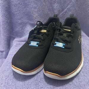 Skechers Black and White Sneakers